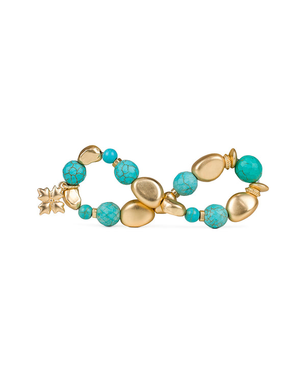 Patricia Nash Stretch Bracelet Blue Ocean
