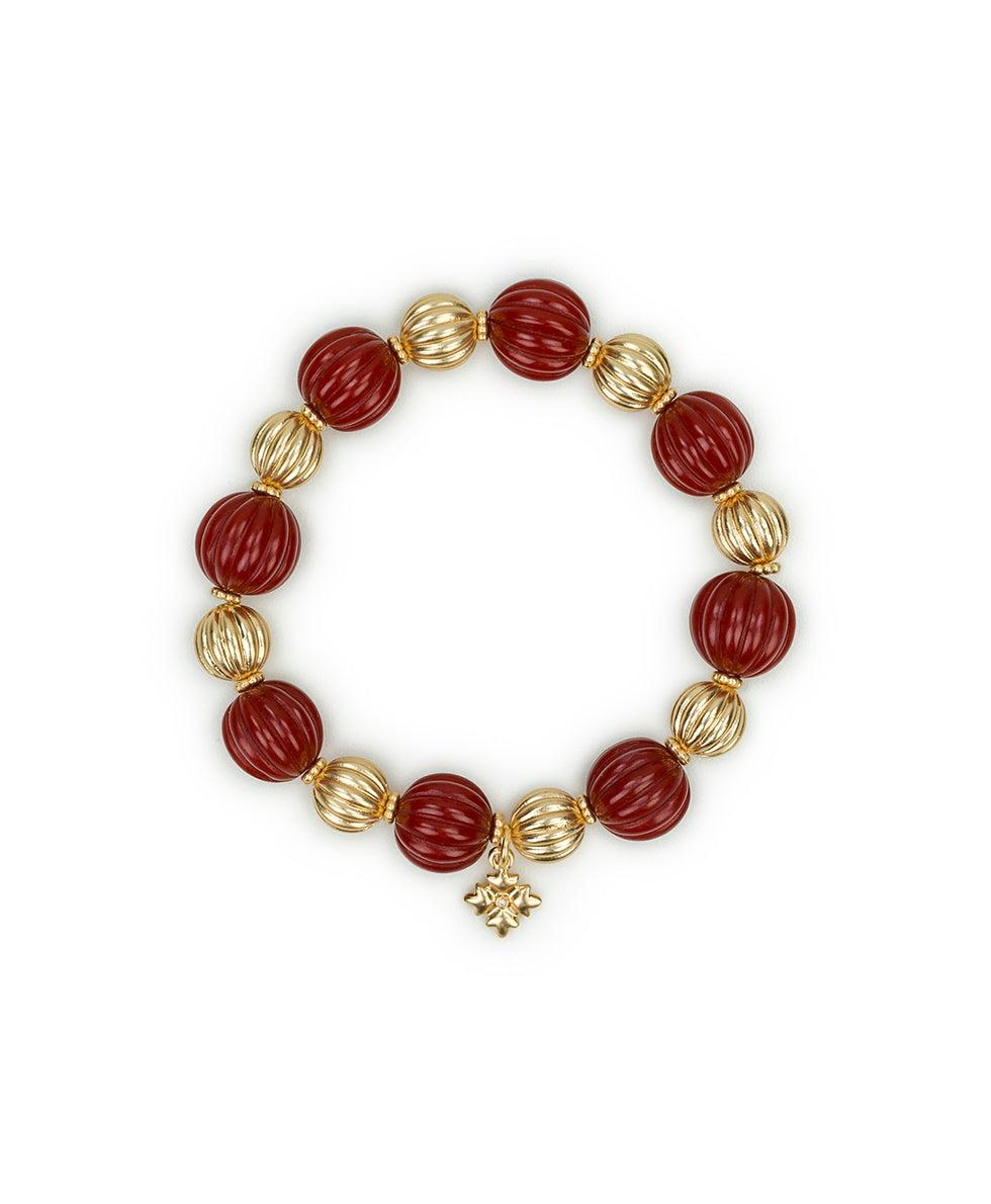 patricia nash Stretch Bracelet Scalloped Bead