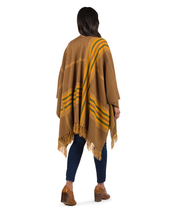 Patricia Nash Striped Shawl Fringed