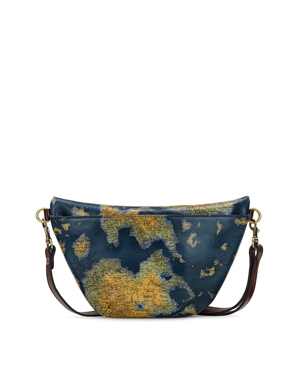Patricia Nash Tinchi Belt Bag Greek Map