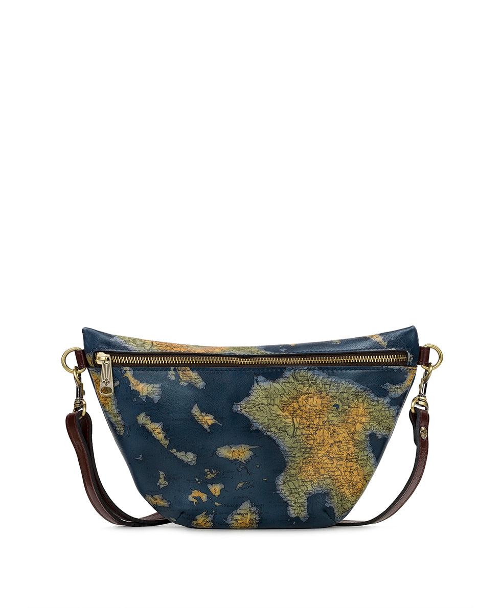 patricia nash Tinchi Belt Bag Greek Map