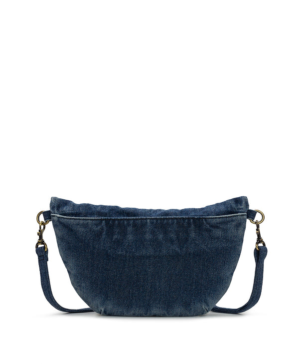 Patricia Nash Tinchi Belt Bag Washed Woven Denim