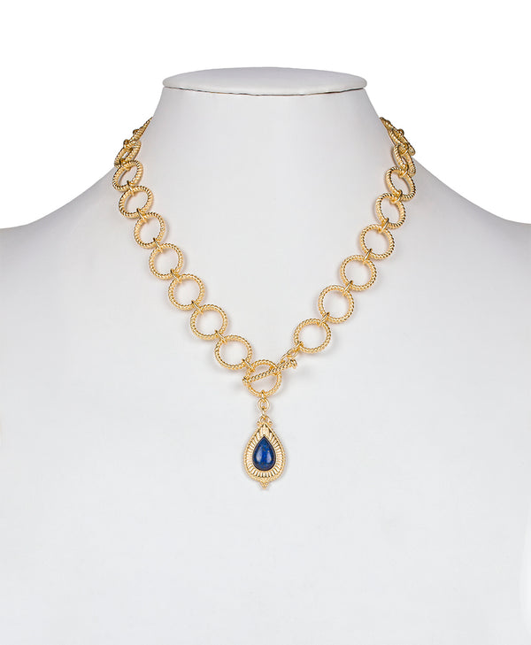 Patricia Nash Toggle Tear Drop Necklace Museum