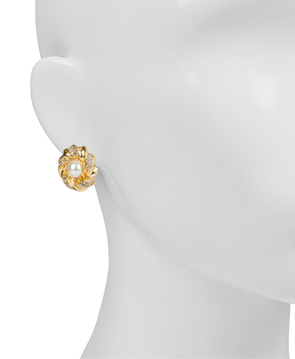 Patricia Nash Twist Ring Stud Earrings Rope Ring