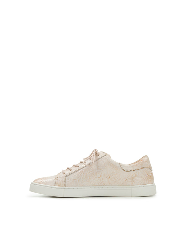 Patricia Nash Uma Sneaker Tooled — Chalk White