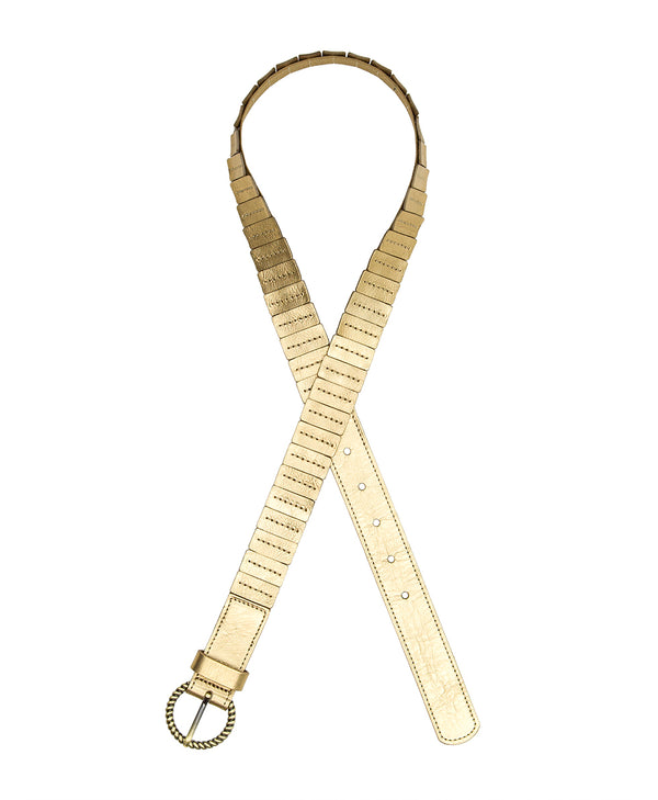 Patricia Nash Vasia Belt Stretch Antique Gold