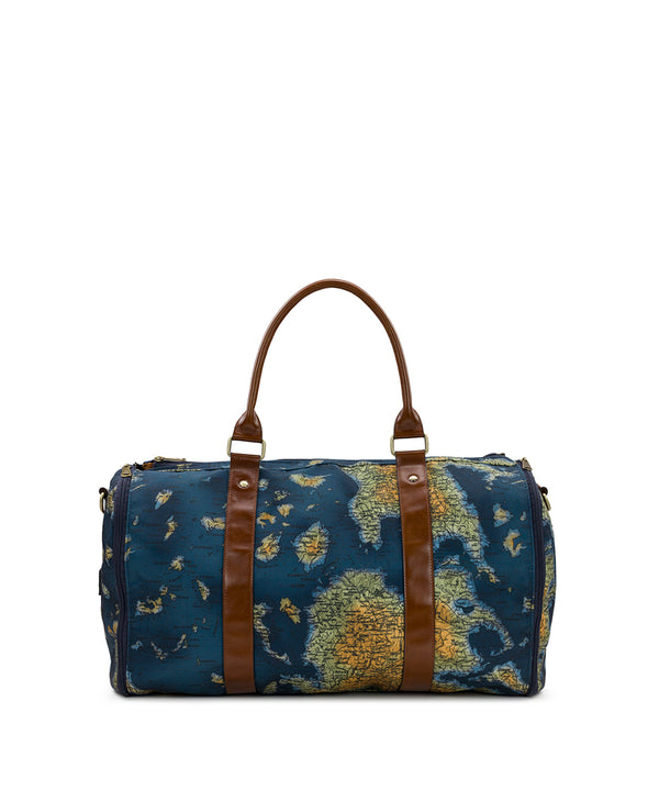 Patricia Nash Vasilia Garment Duffel Greek Map