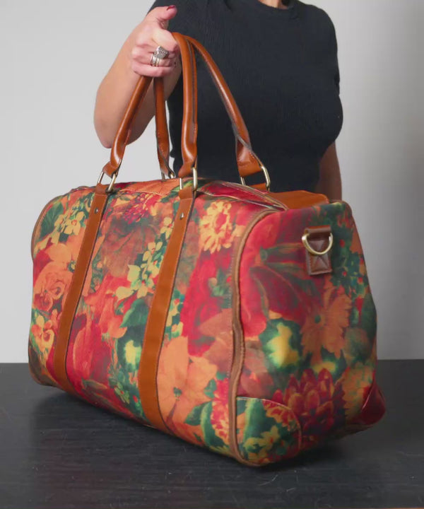 Patricia Nash Vasilia Garment Duffel Greek Map
