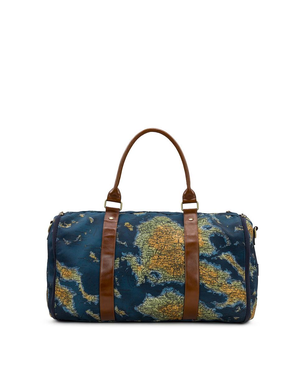 patricia nash Vasilia Garment Duffel Greek Map
