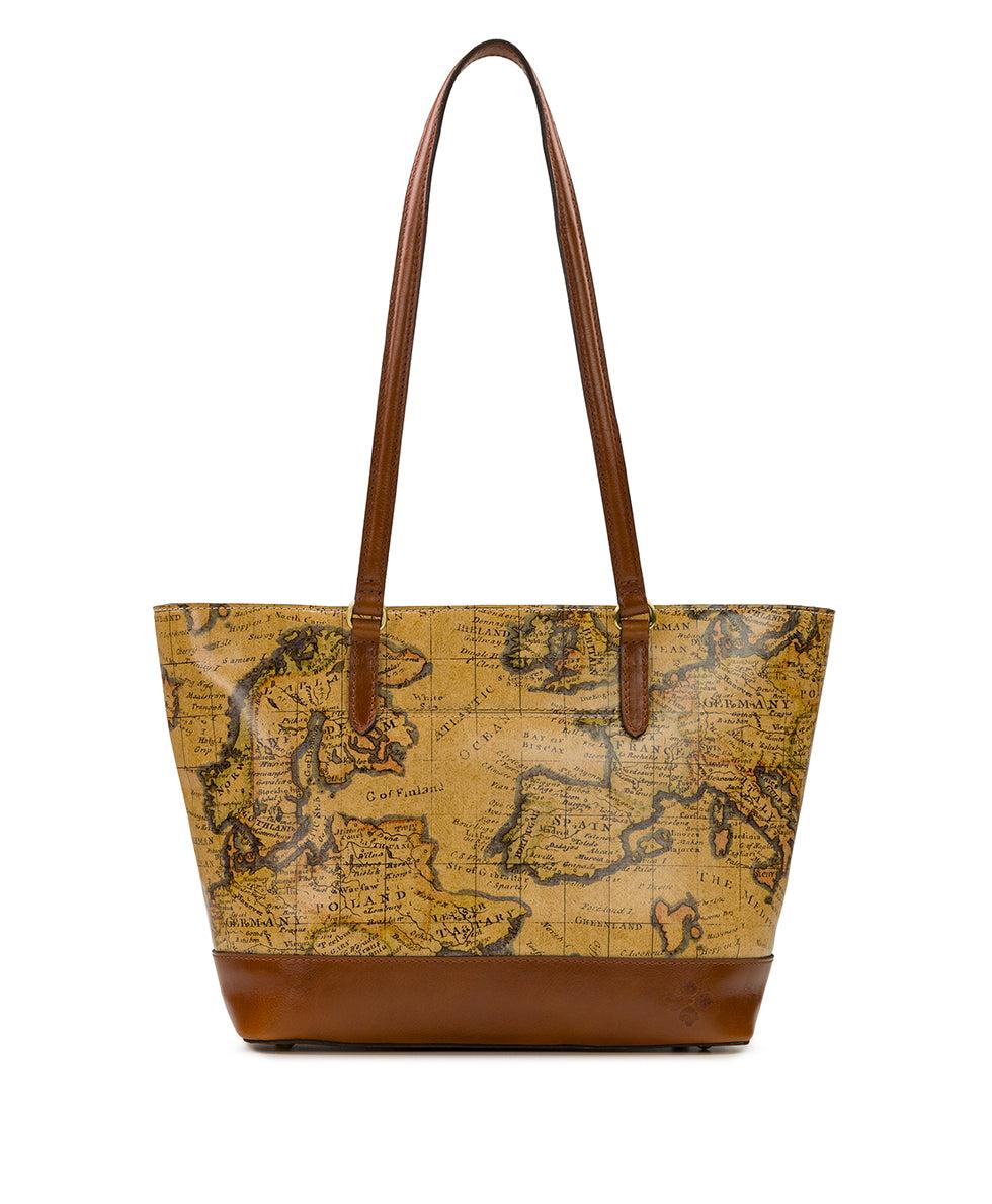 patricia nash Violetti Tote European Map