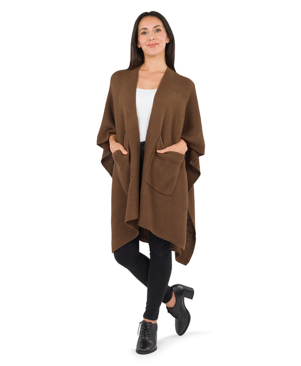 Patricia Nash Woven Shawl With Pockets Classics