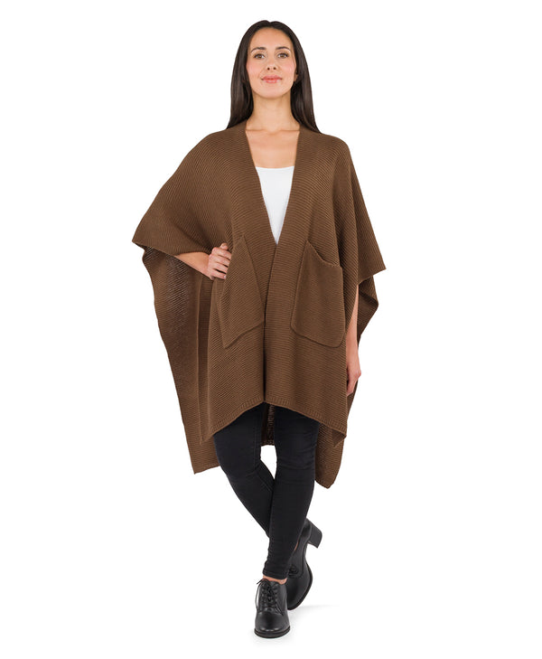 Patricia Nash Woven Shawl With Pockets Classics