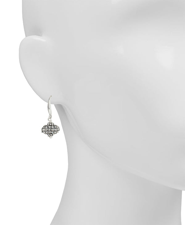Patricia Nash Pave Bead Drop Earrings Pave Crystals