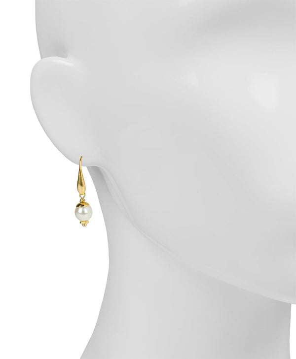 Patricia Nash Pearl Drop Wire Earrings Not So Basics