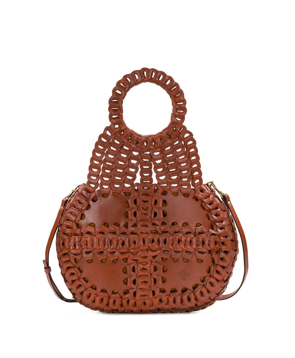 patricia nash Pisticci Flapover Crossbody Bag Chainlink Leather