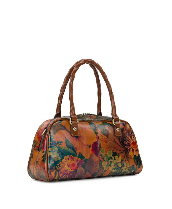 Patricia Nash Pomezia Satchel Crossbody Multi Print
