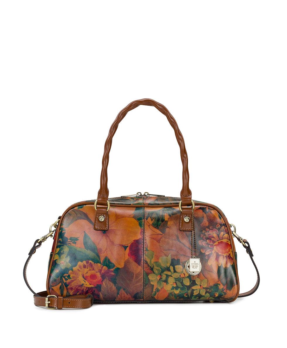 patricia nash Pomezia Satchel Crossbody Multi Print