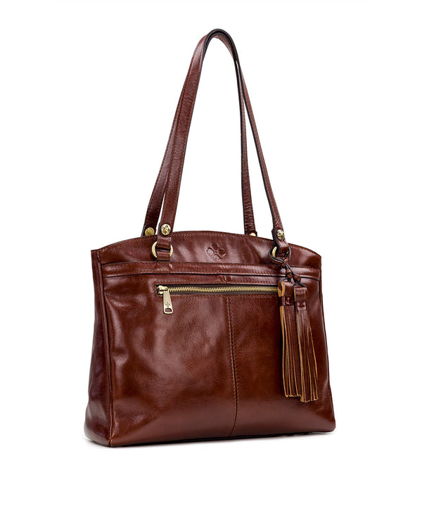 Patricia Nash Poppy Tote Vintage British Vegetable Tan