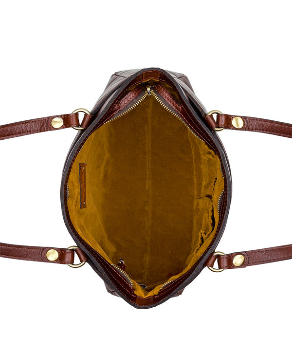 Patricia Nash Poppy Tote Vintage British Vegetable Tan