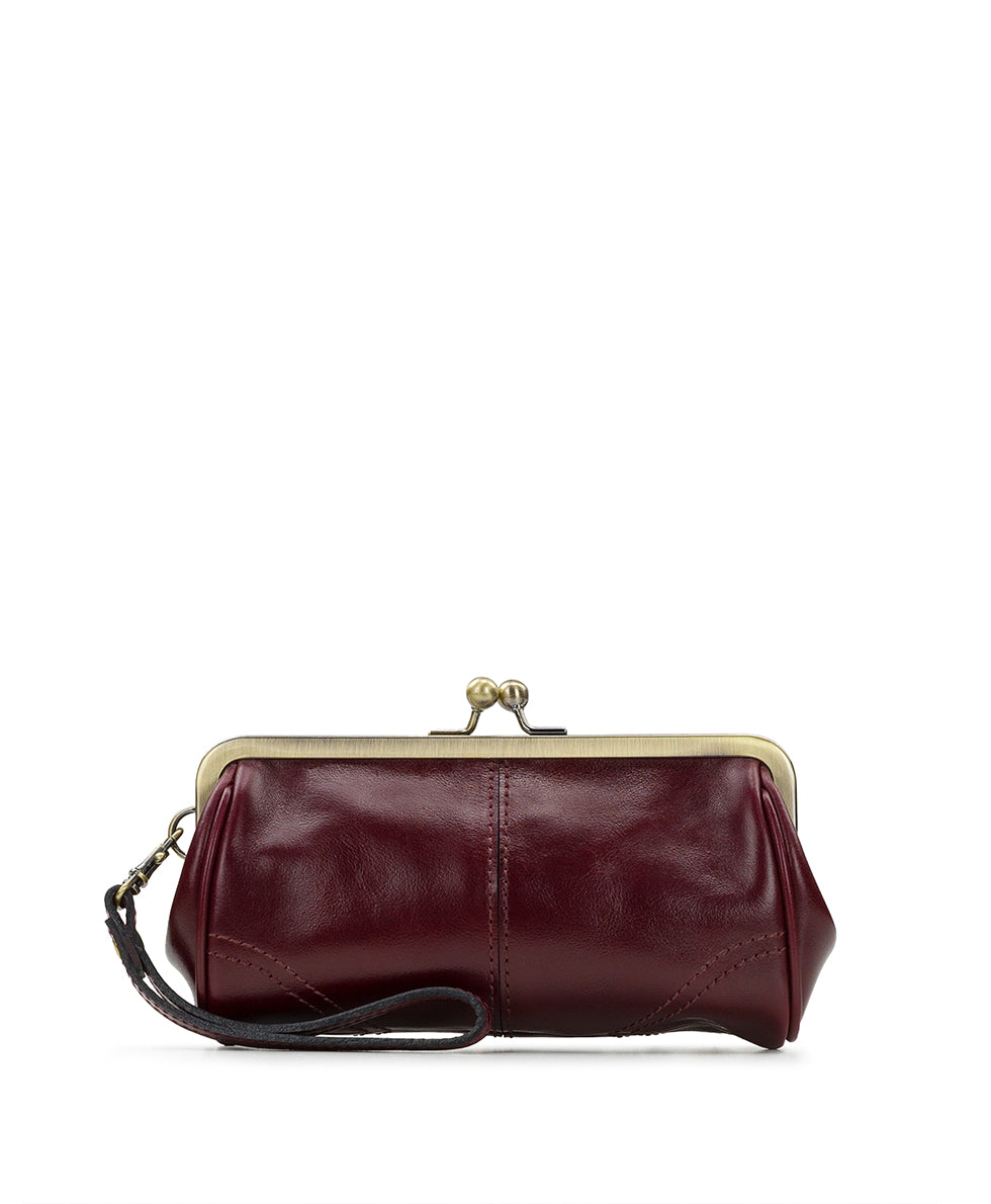 patricia nash Renna Wristlet Vintage Distressed Leather