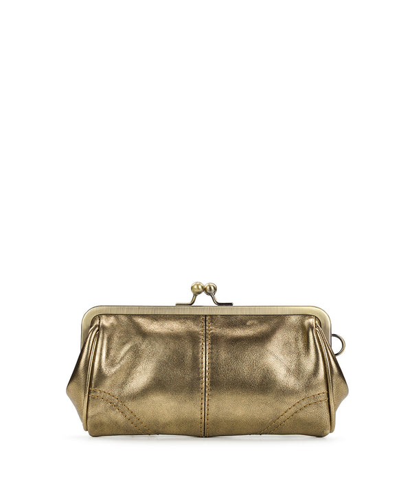 Patricia Nash Renna Wristlet Vintage Distressed Metallic