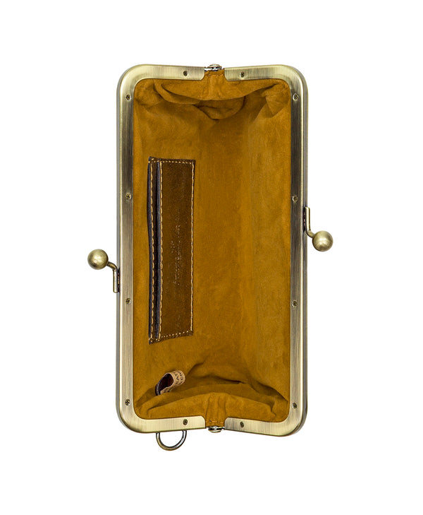 Patricia Nash Renna Wristlet Vintage Distressed Metallic