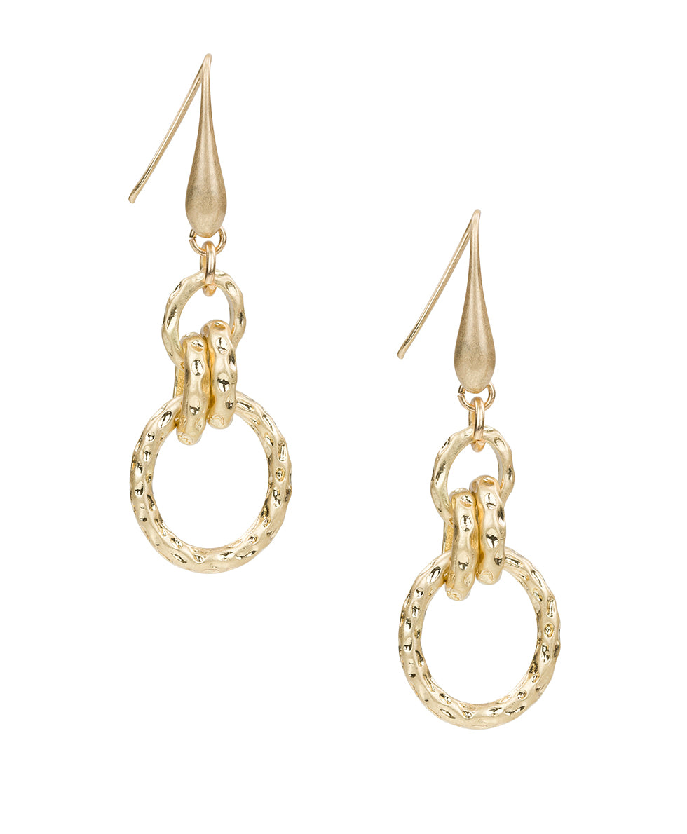 patricia nash Ring Drop Earrings Eclectic Bead Collection