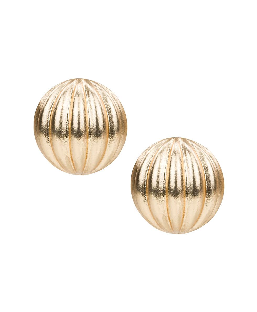 patricia nash Scalloped Button Post Earrings Scalloped Bead Collection