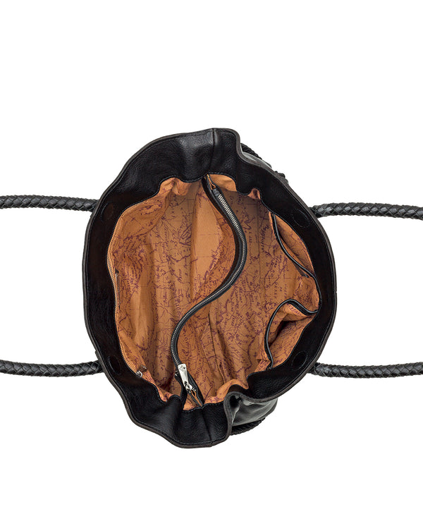 Patricia Nash Sirena Satchel Discovery Collection — Rugged Natural Grain Leather