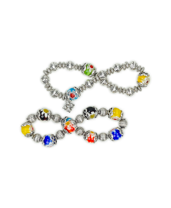 Patricia Nash Stretch Bracelet Set World Bead Collection