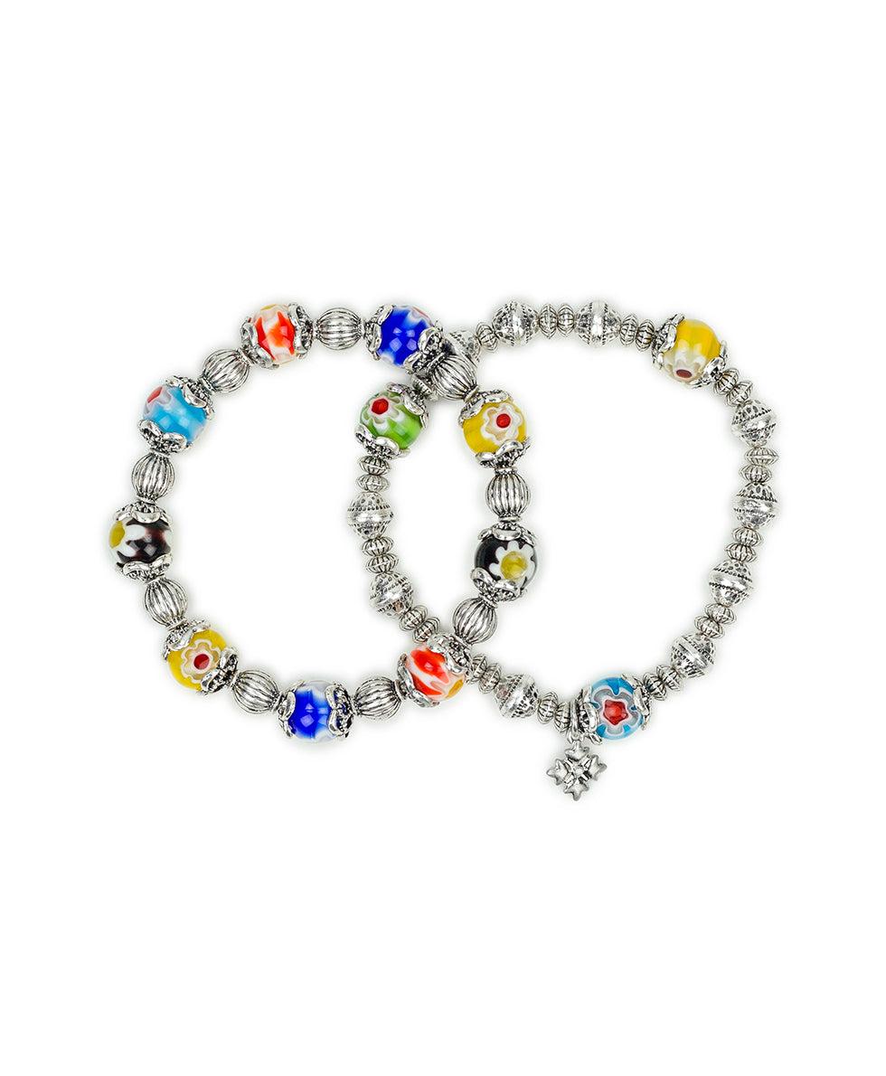 patricia nash Stretch Bracelet Set World Bead Collection