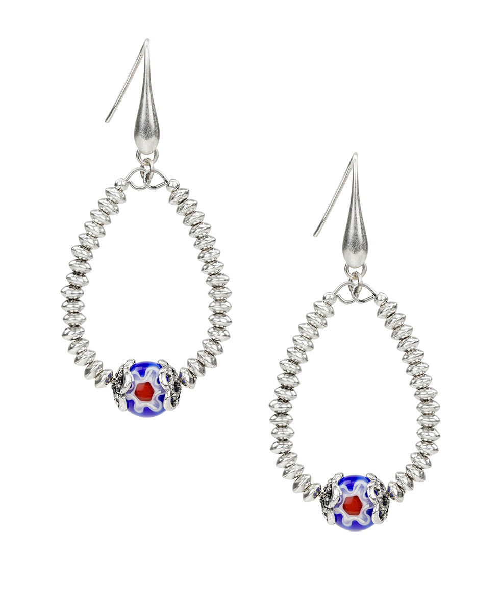 patricia nash Tear Drop Earrings World Bead Collection