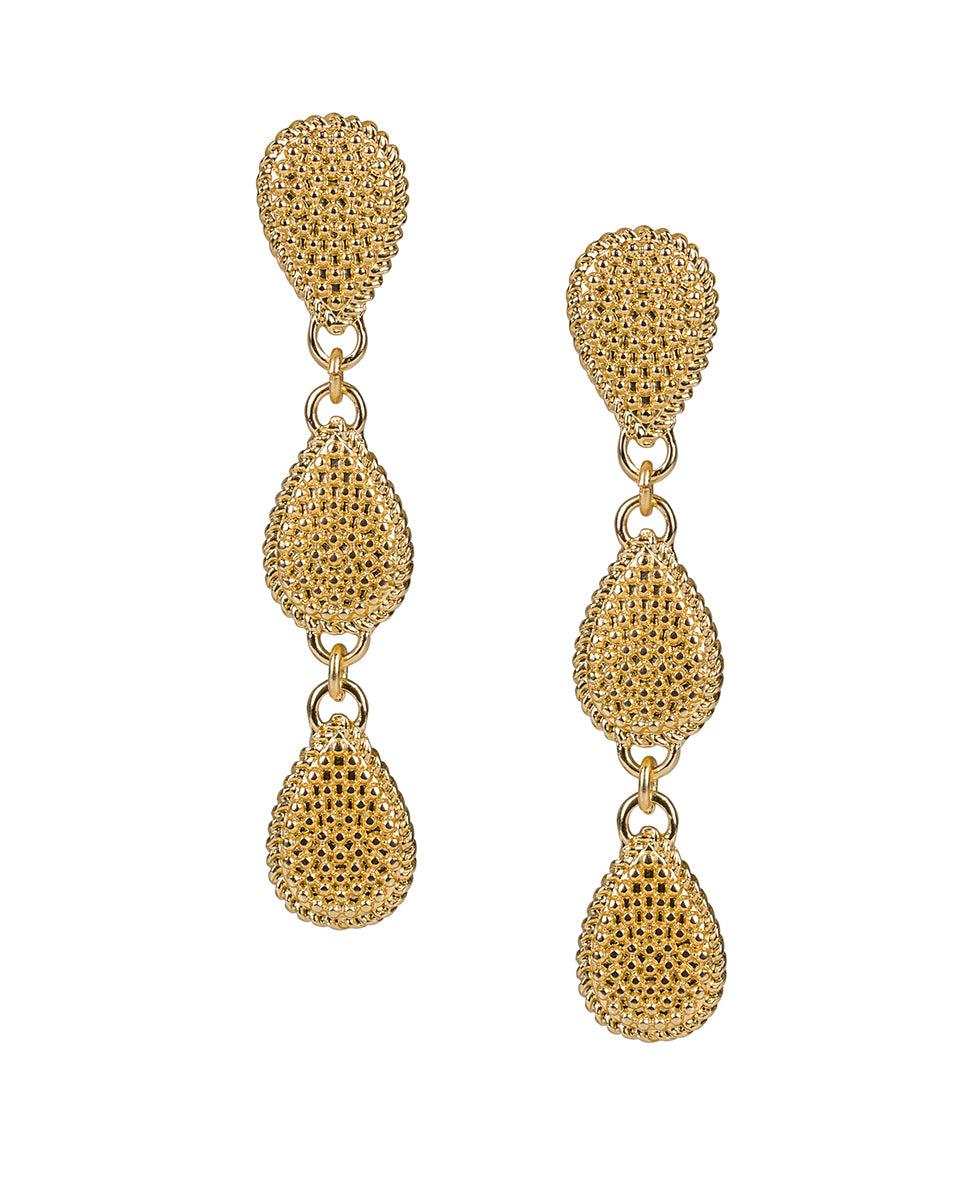 patricia nash Tear Drop Shoulder Duster Earrings Museum