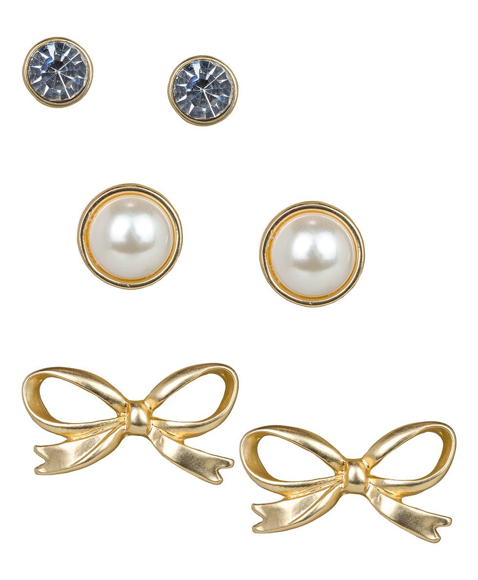 patricia nash Triple Post Earrings Set Gift Wrapped