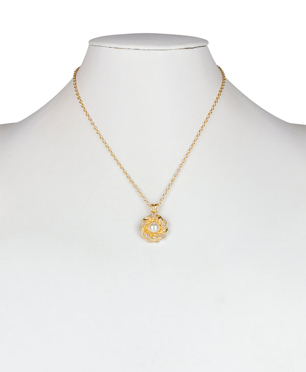 Patricia Nash Twist Ring Pendant Necklace Rope Ring