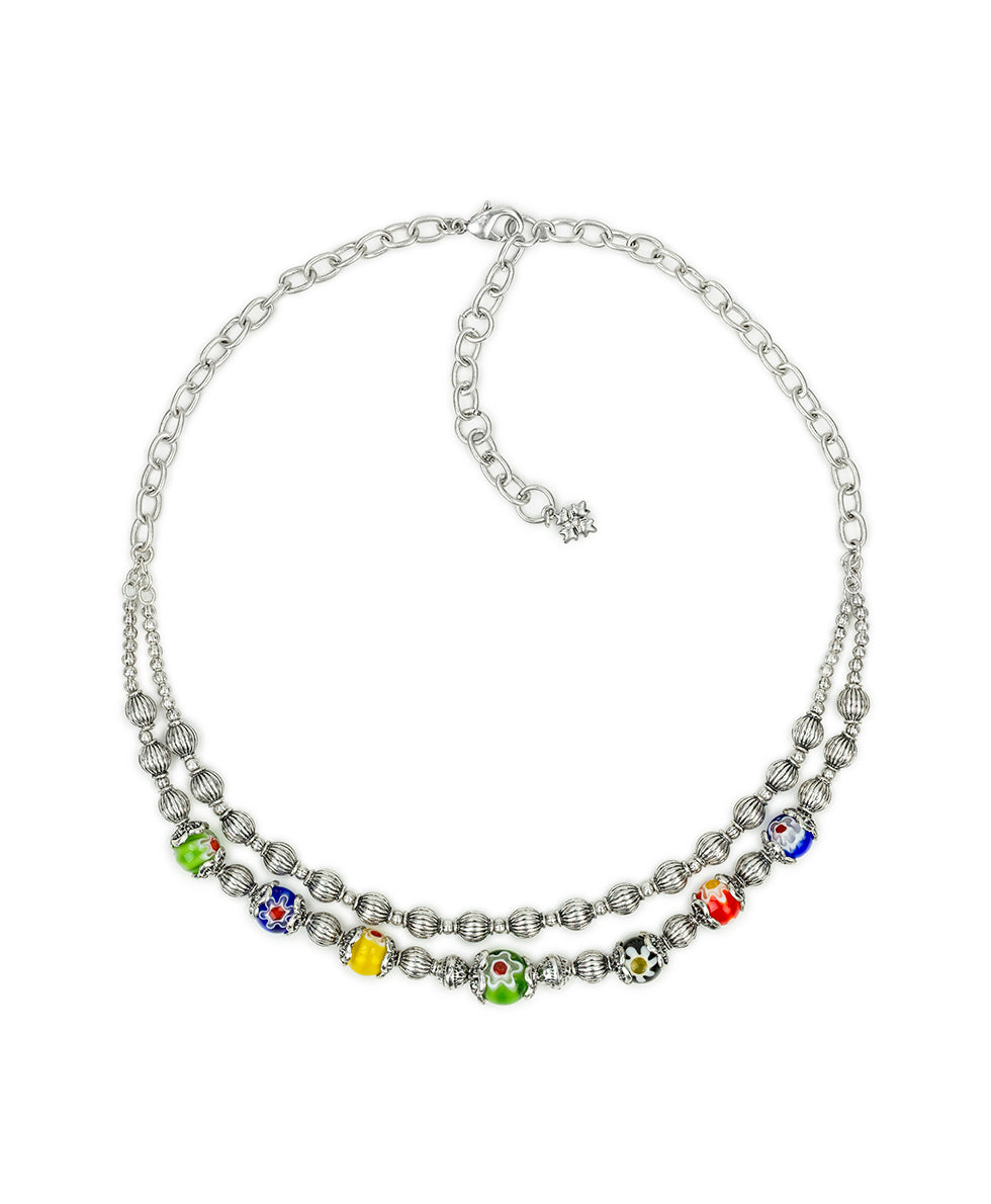 patricia nash Two Strand Necklace World Bead Collection