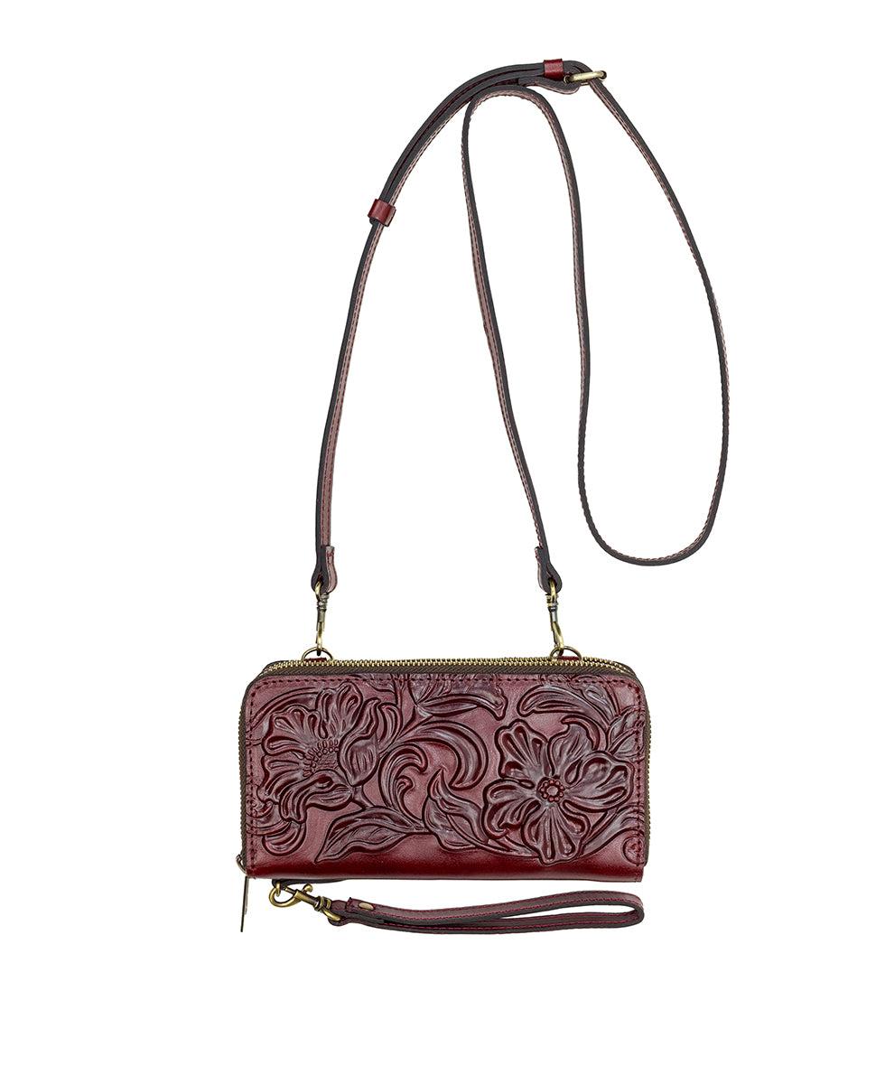 patricia nash Valdina Wristlet Crossbody Classic Tooled