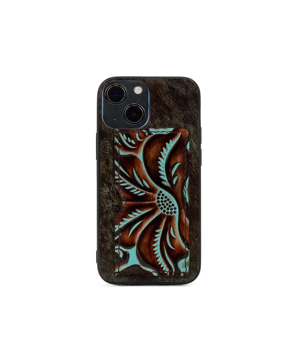 patricia nash Vedetta iPhone 13 Mini Case Tooled Turquoise