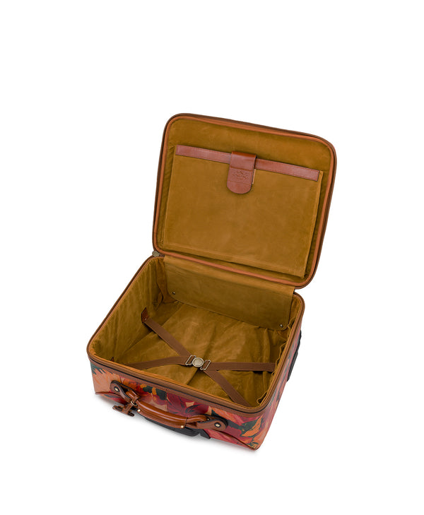 Patricia Nash Velino Trolley Patina Coated Linen Canvas — Spring Multi