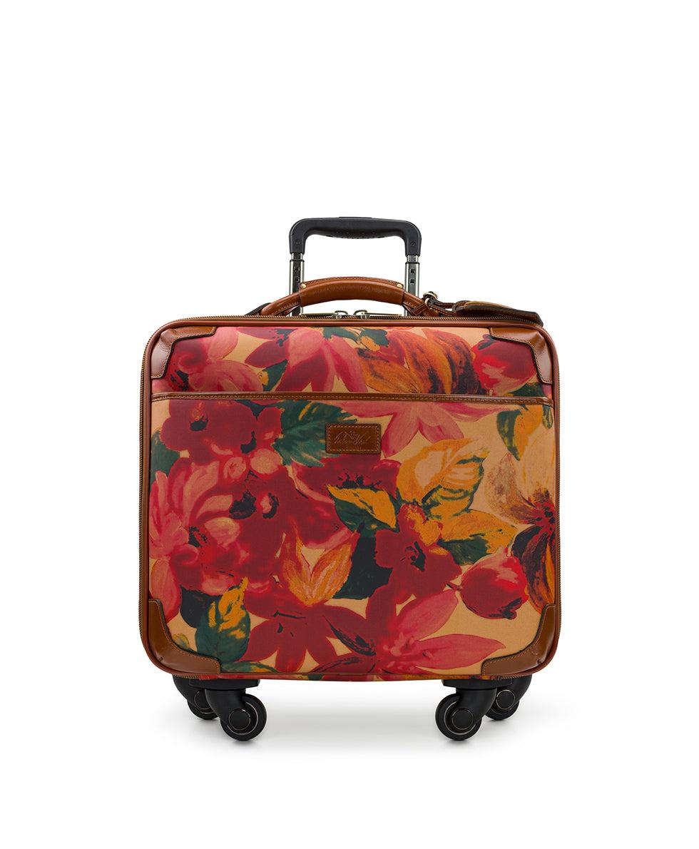 patricia nash Velino Trolley Patina Coated Linen Canvas — Spring Multi