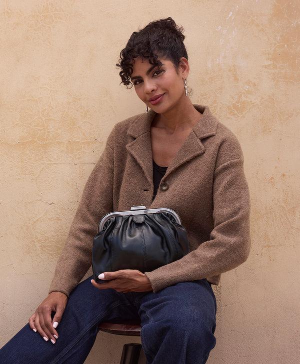 Patricia Nash Verbania Frame Vintage Distressed Leather