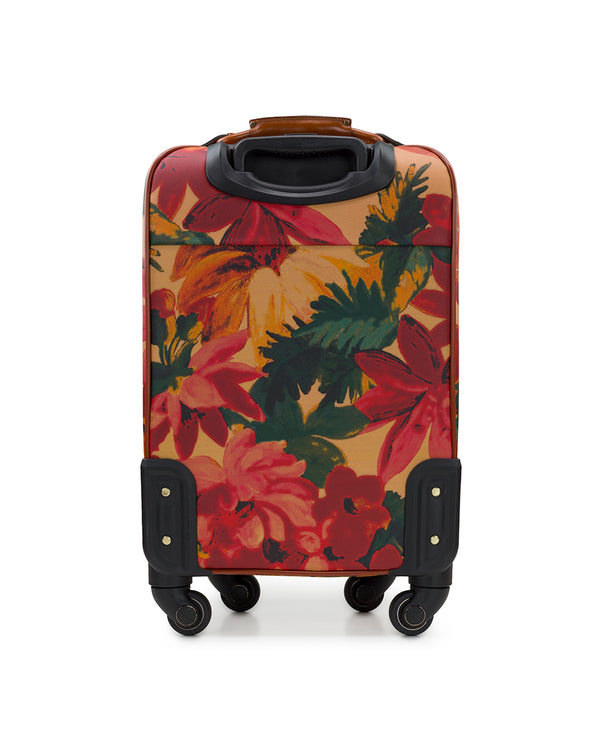 Patricia Nash Vettore Trolley Patina Coated Linen Canvas — Spring Multi