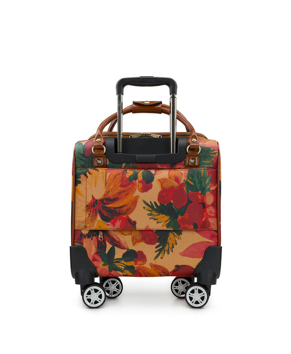 Patricia Nash Vitalia Underseater Patina Coated Linen Canvas — Spring Multi