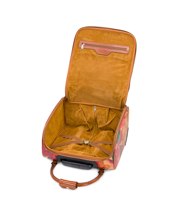 Patricia Nash Vitalia Underseater Patina Coated Linen Canvas — Spring Multi