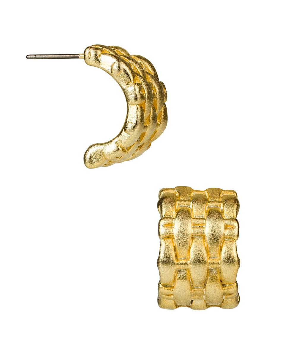 patricia nash Woven Half Hoop Earrings Not So Basics