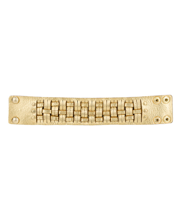 Patricia Nash Woven Snap Cuff Woven Leather Collection