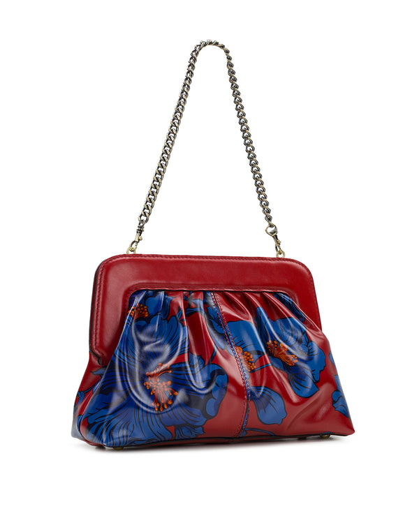 Patricia Nash Zelia Frame Clutch Grecian Rose Print