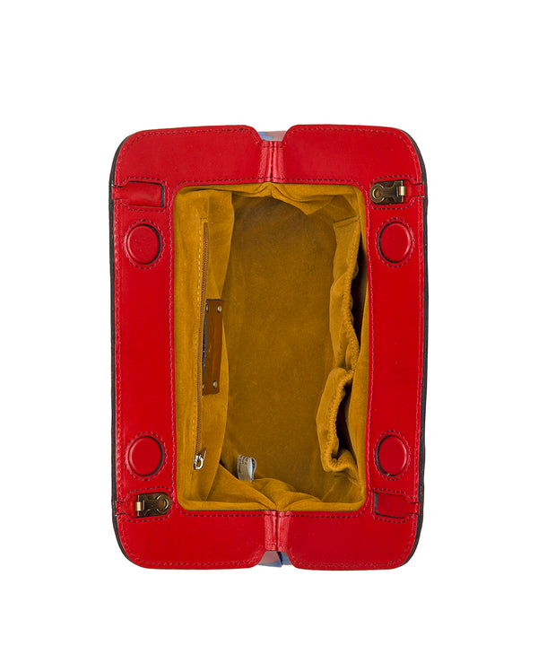 Patricia Nash Zelia Frame Clutch Grecian Rose Print