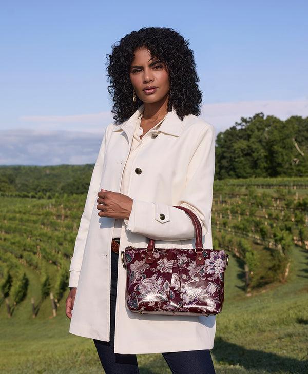 Patricia Nash Zora Top Handle Crossbody European Floral Tapestry