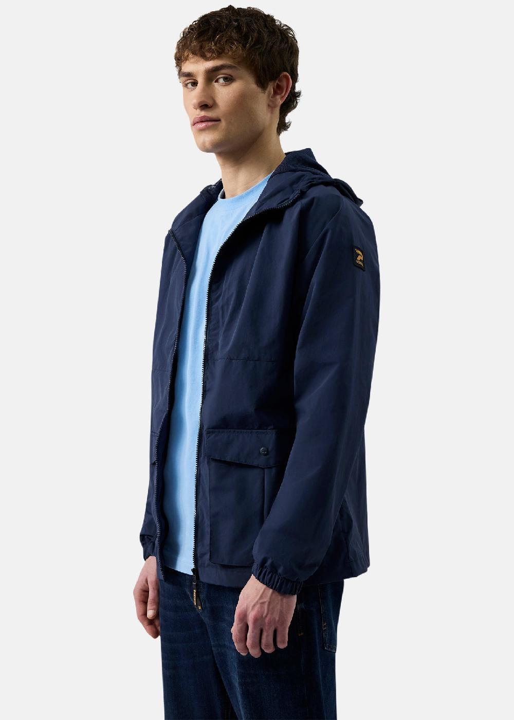 patrick Chapman Full Zip Jacket - Navy